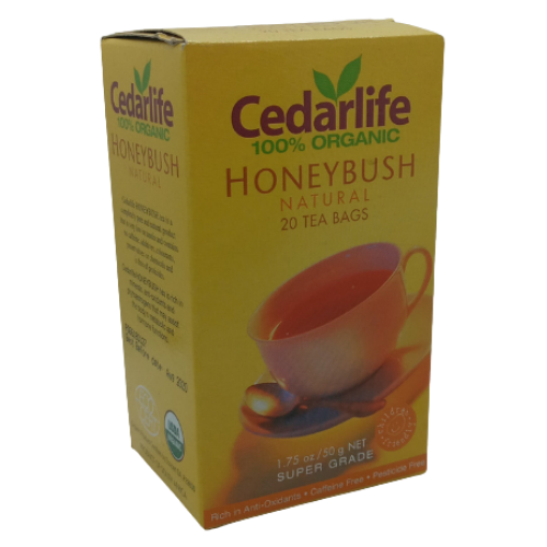 Cedarlife Honeybush 50g 24's Organic